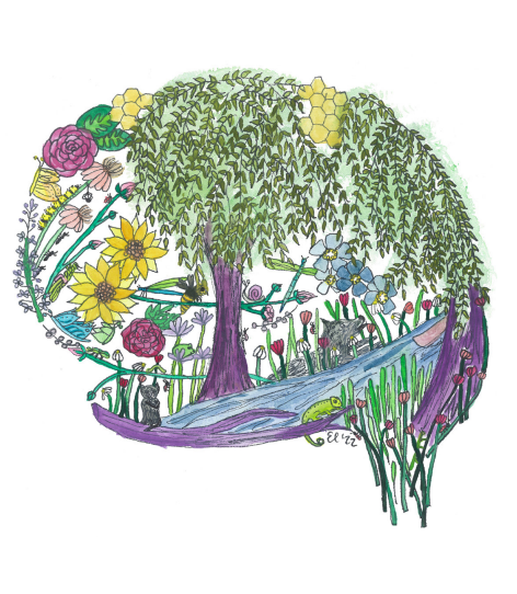 Brain with Trees